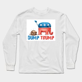 DUMP TRUMP Long Sleeve T-Shirt